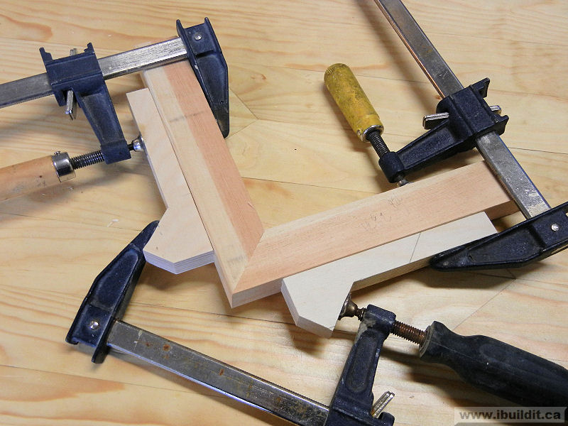 jig for clamping miters tight.